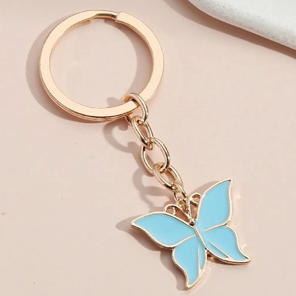NIP Butterfly Keychain Handbag Charm Accessory - Picture 1 of 1